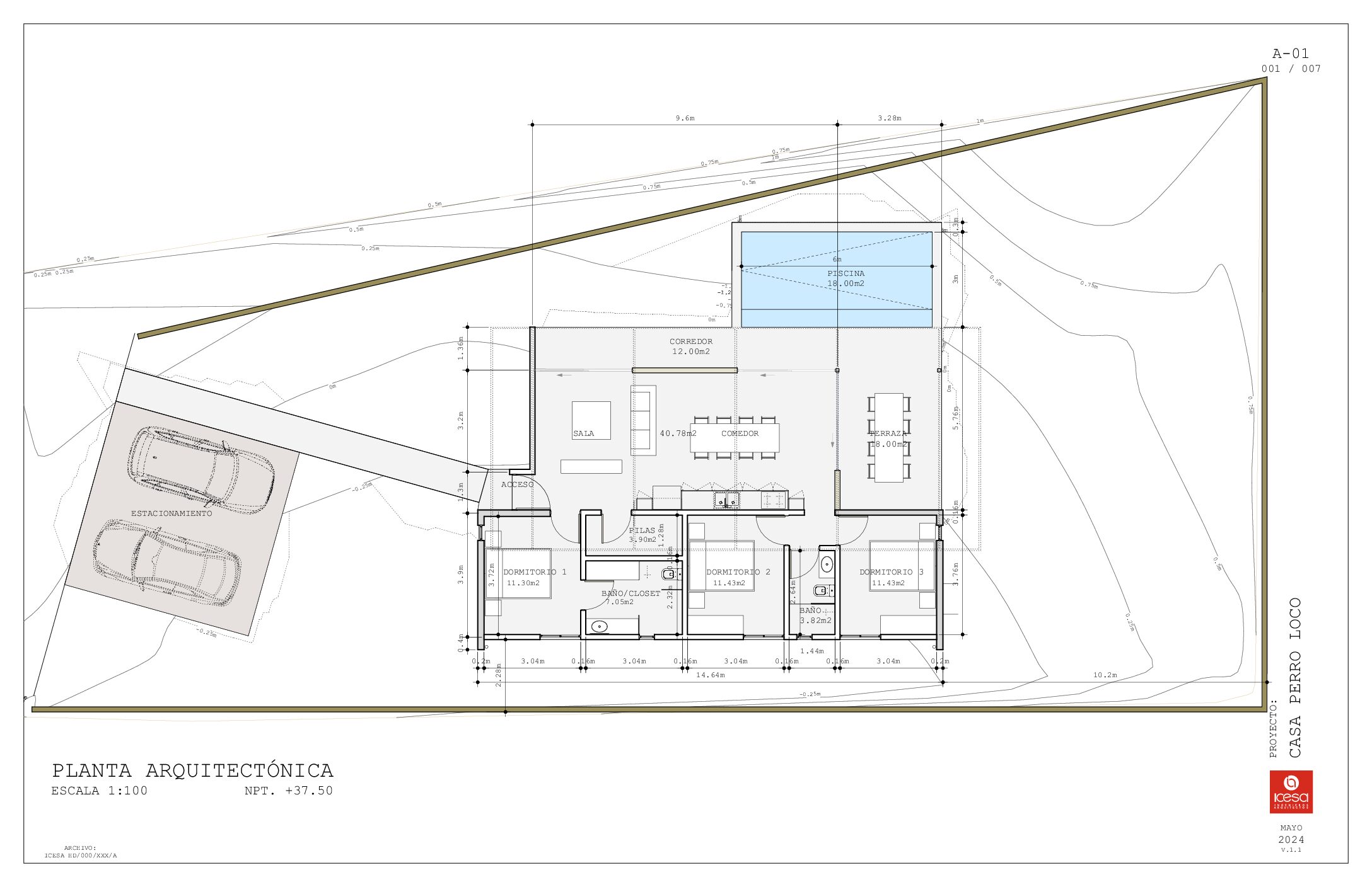 Perro Loco Floor Plan