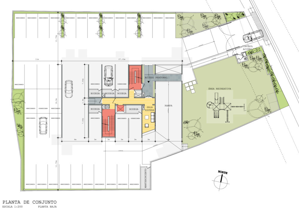 floor plan of 101 Tibas housing project