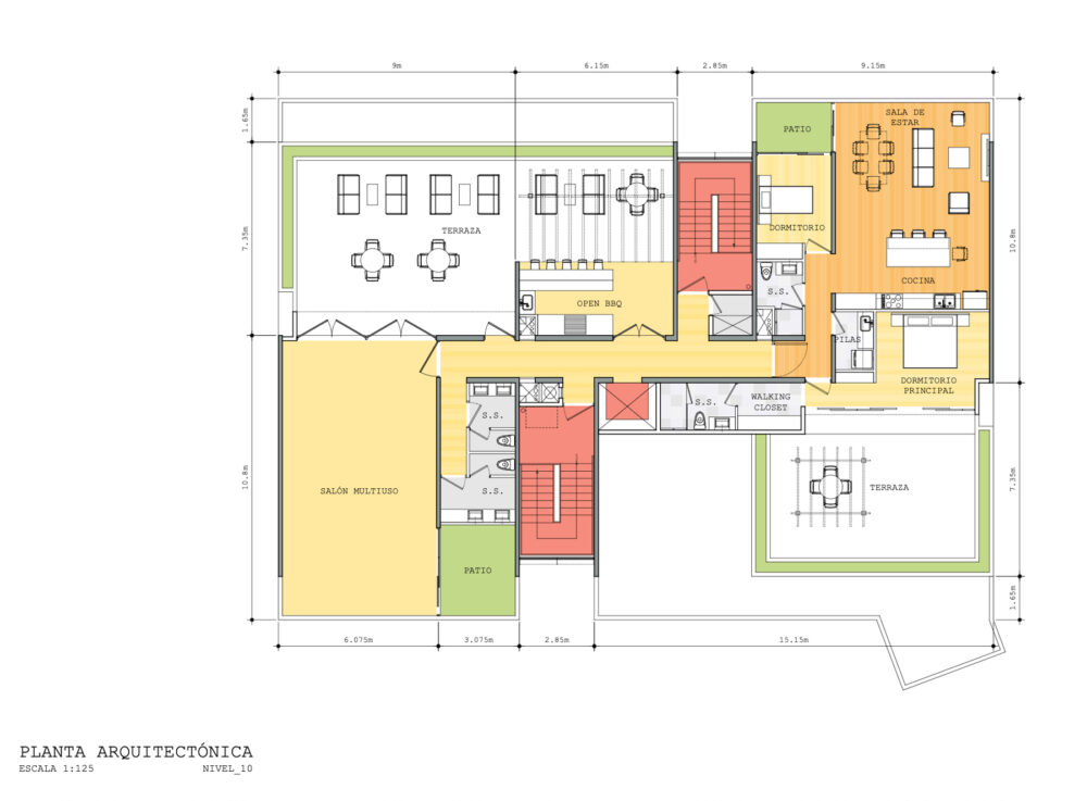 floor plan of 101 Tibas housing project